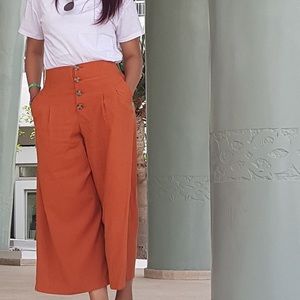 Zara high waist trousers
